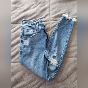 High rise jeans